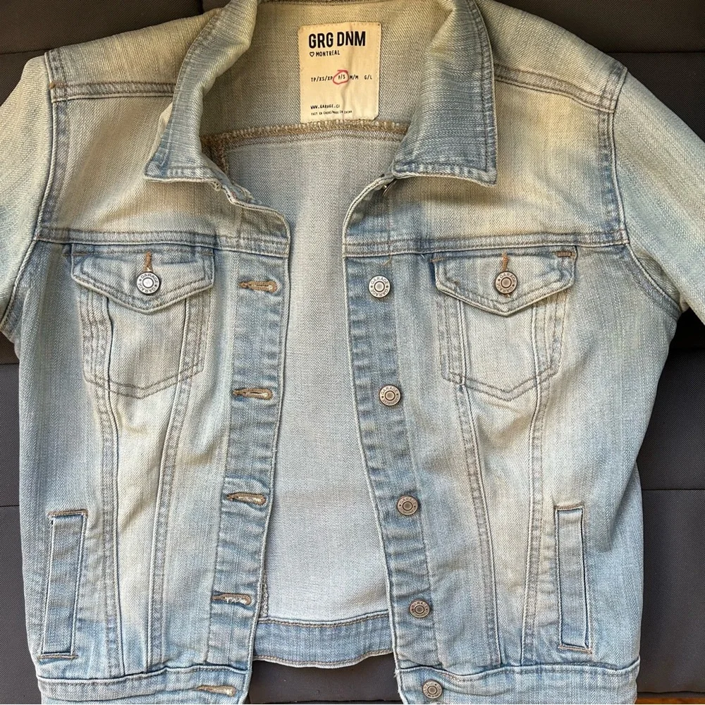 GRG Garage DNM Denim Jean Jacket SizeP/S - Picture 13 of 14